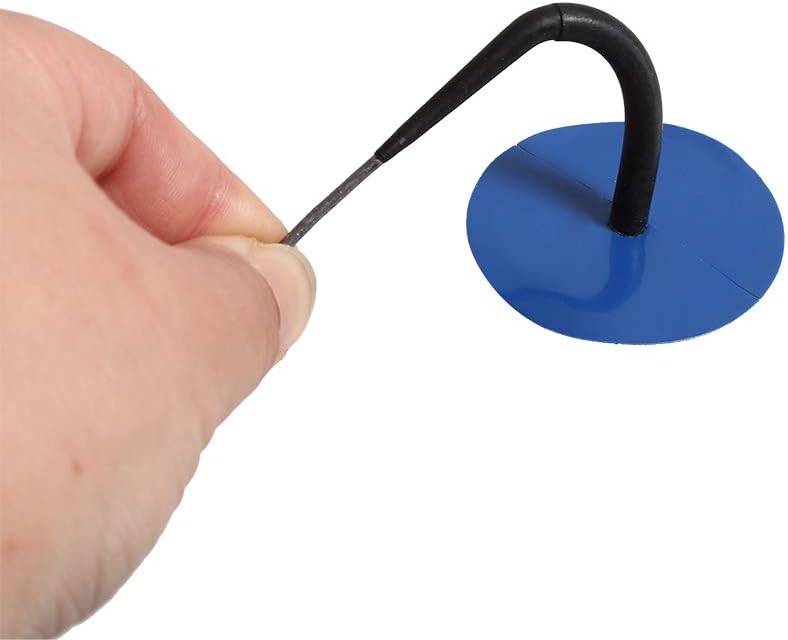 Parche de enchufe de neumáticos, 24 piezas de reparación automática de pinchazos de neumáticos sin cámara con cable de 0.236 in