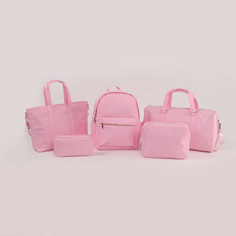 Kaymey Bolsa de cosméticos para maquillaje, bolsa de viaje de nailon, bolsa de cosméticos, rosado, s, Uso diario