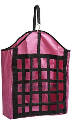 Showman Bolsa de heno de alimentación lenta de nylon con palmas