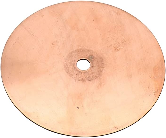 Disco de cobre de 5.906in de diámetro de disco de cobre pulido de 0.500in de diámetro de disco de pulido de piedras preciosas de disco de pulido