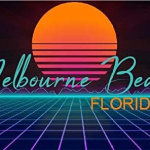 Melbourne Beach Florida – Imán de nevera (4 x 2.25 pulgadas), diseño retro de neón Melbourne Beach Florida – Imán de nevera (4 x 2.25 pulgadas), diseño retro de neón