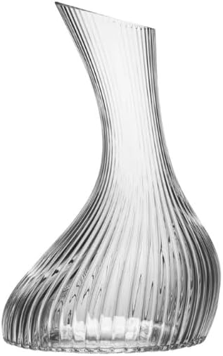 Jarra Nude Vini de 61 onzas, decantador de vino de cristal, sin plomo, diseño vintage, diseño elegante, vino rojo y blanco, accesorios de regalo