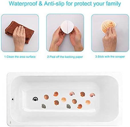 24 calcomanías antideslizantes para bañera, calcomanías antideslizantes para ducha, tiras de seguridad para niños, adhesivo fuerte para bañera, para