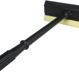 MULING Window Squeegee Cleaning Tool 2 in 1 Window Cleaning Car Squeegee Windshield Cleaning Sponge and Rubber Squeegee (Yellow) MULING Window Squeegee Cleaning Tool 2 in 1 Window Cleaning Car Squeegee Windshield Cleaning Sponge and Rubber Squeegee (Yellow)