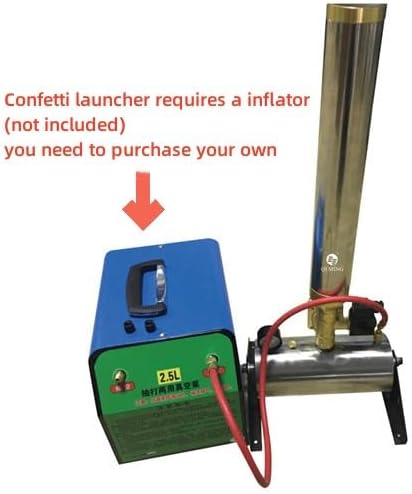 Máquina lanzadora de confeti de 2 piezas, máquina de cañón de confeti de 110 V con control remoto, máquina de saludo de confeti para conciertos,
