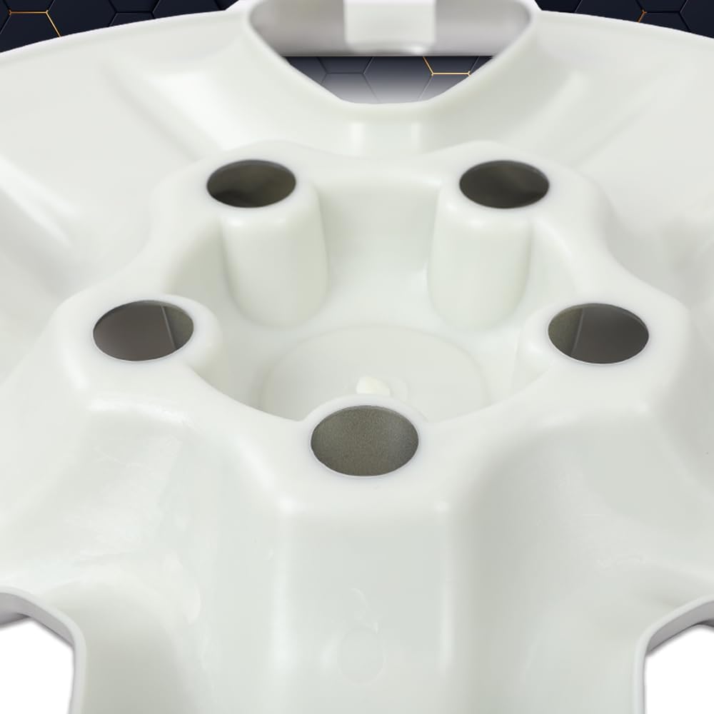 PIT66 Tapacubos compatible con Toyota RAV4 2006-2011 17×6-12  2012 Toyota RAV4 (Gasolina) 17×6-12 cubierta de tapa de cubo de rueda, piel plateada,