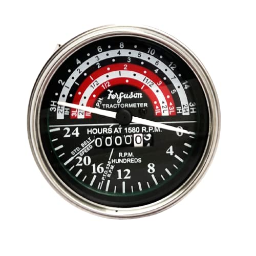 Tacómetro de tractor Massey Ferguson de VR AUTOPEDIA – Compatible con MF 35, 133, 135, 140