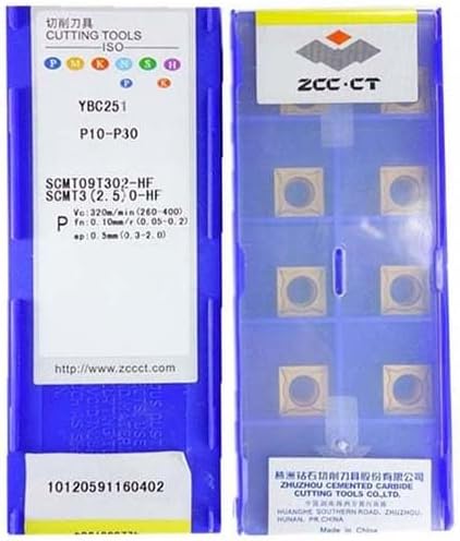 ZCC CT 100% Original SCMT SCMT09 SCMT09T3 SCMT09T302 HF SCMT09T302-HF YBC251 Carbide Turning Inserts