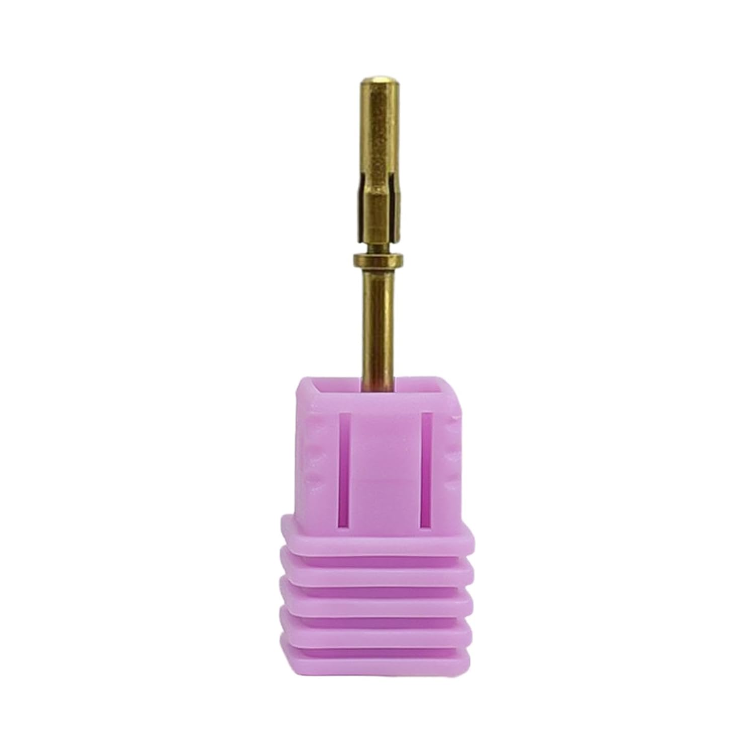 Generic Mandril de bandas de lijado de uñas de 0.122 in, mandril de taladro de uñaseje de banda de lijado para lijadoras de uñas, dorado