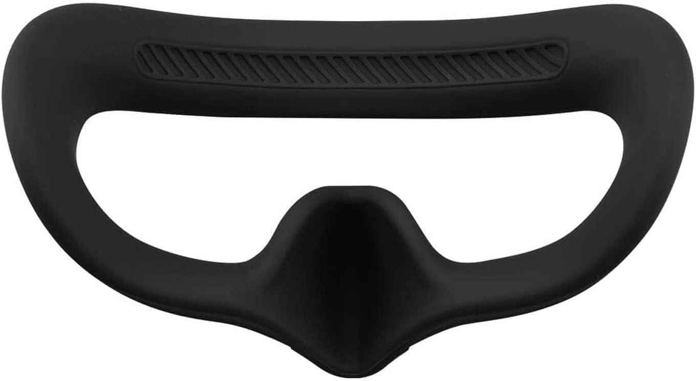 HeiyRC Almohadilla de silicona para gafas DJI AVATA 2 fundas de cojín facial, a prueba de sudor, antideslizante, lavable, accesorios de acolchado