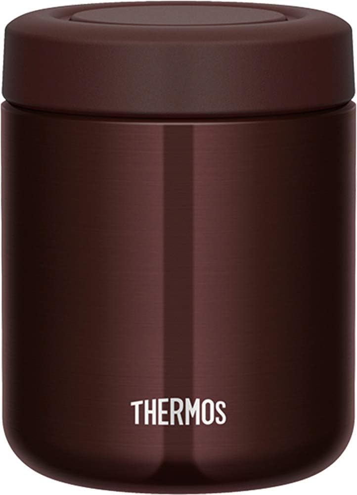 Thermos JBR-400 BW – Tarro de sopa aislado al vacío, 13.5 onzas líquidas (13.5fl oz), color marrón