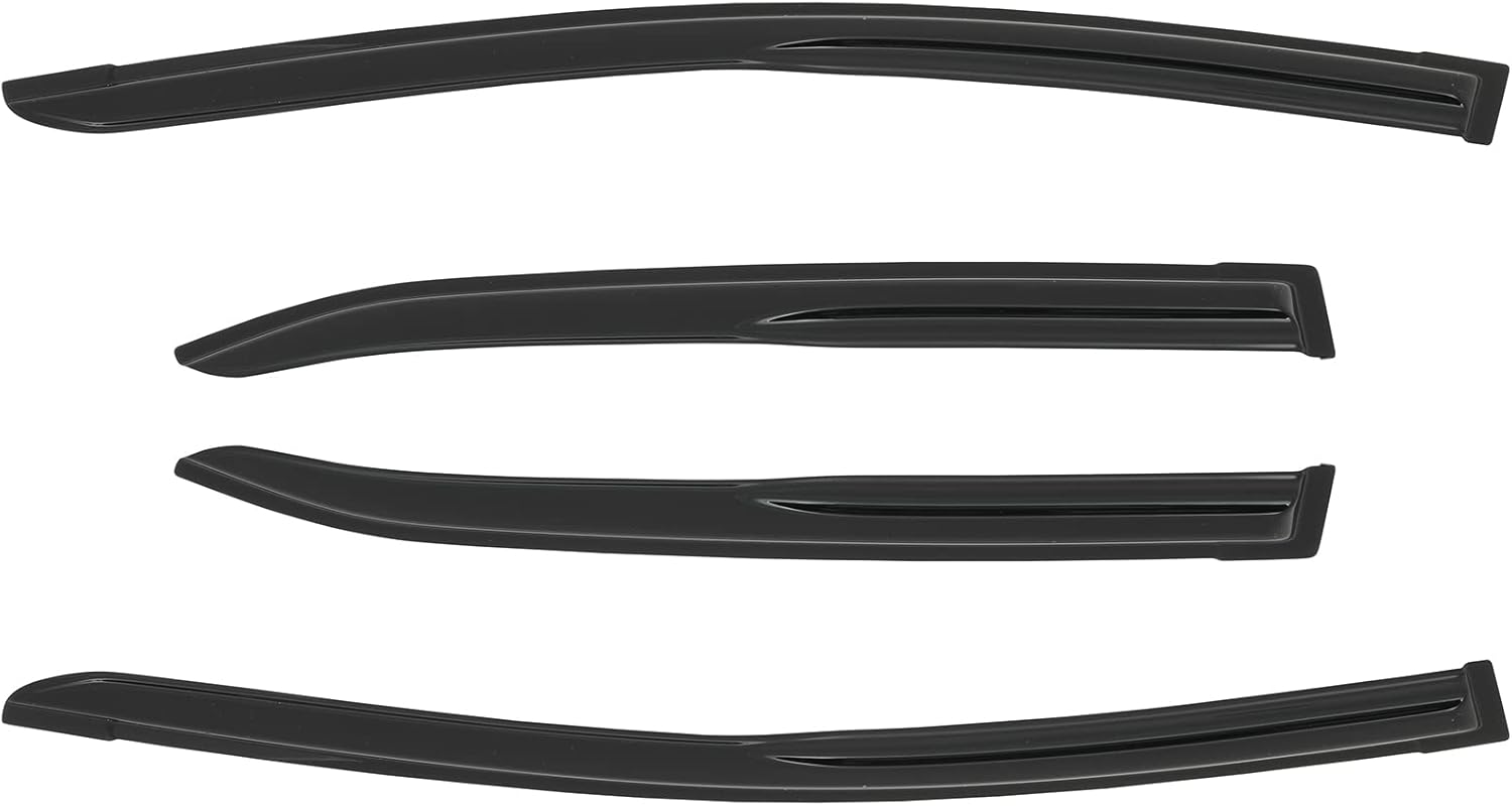 FINDAUTO Deflector de ventana lateral, protectores de lluvia, deflector de ventana lateral, juego de 4 piezas para Toyota 2014-2019 para Corolla