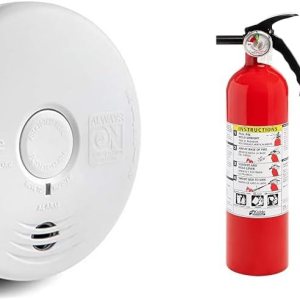 Kidde Detector de humo y monóxido de carbono y extintor de incendios, paquete de 2 Kidde Detector de humo y monóxido de carbono y extintor de incendios, paquete de 2