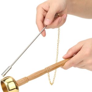 Campana de mano tibetana, campanas de meditación y oración Budismo Mango de madera Campana de mano de latón Campana de meditación Cantar Cantar Campana de mano tibetana, campanas de meditación y oración Budismo Mango de madera Campana de mano de latón Campana de meditación Cantar Cantar