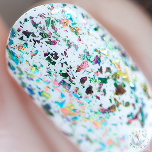 ILNP Ferris Wheel – Esmalte de uñas con copos Ultra Chrome en color verde, oro, azul, rojo, morado, rosa