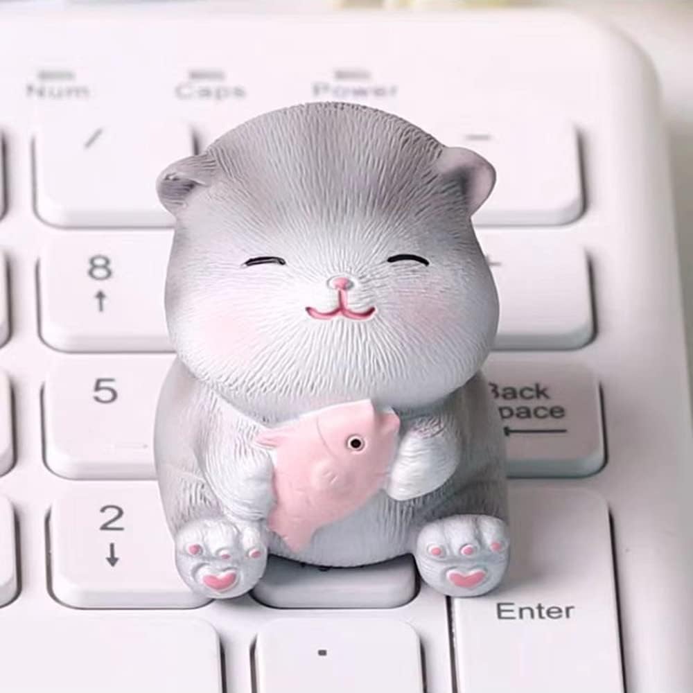 Molde de silicona con forma de gato 3D para pastel de temática animal, 4 piezas para dulces de chocolate, arcilla polimérica, jabón, moldes de