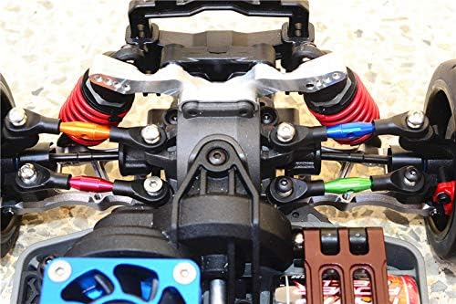 GPM Upgrades – Barras de acoplamiento de aluminio para Ford GT 4-Tec 2.0 (83056-4) y 110 4WD 4-Tec 3.0 (93054-4) RC Cars (verde)