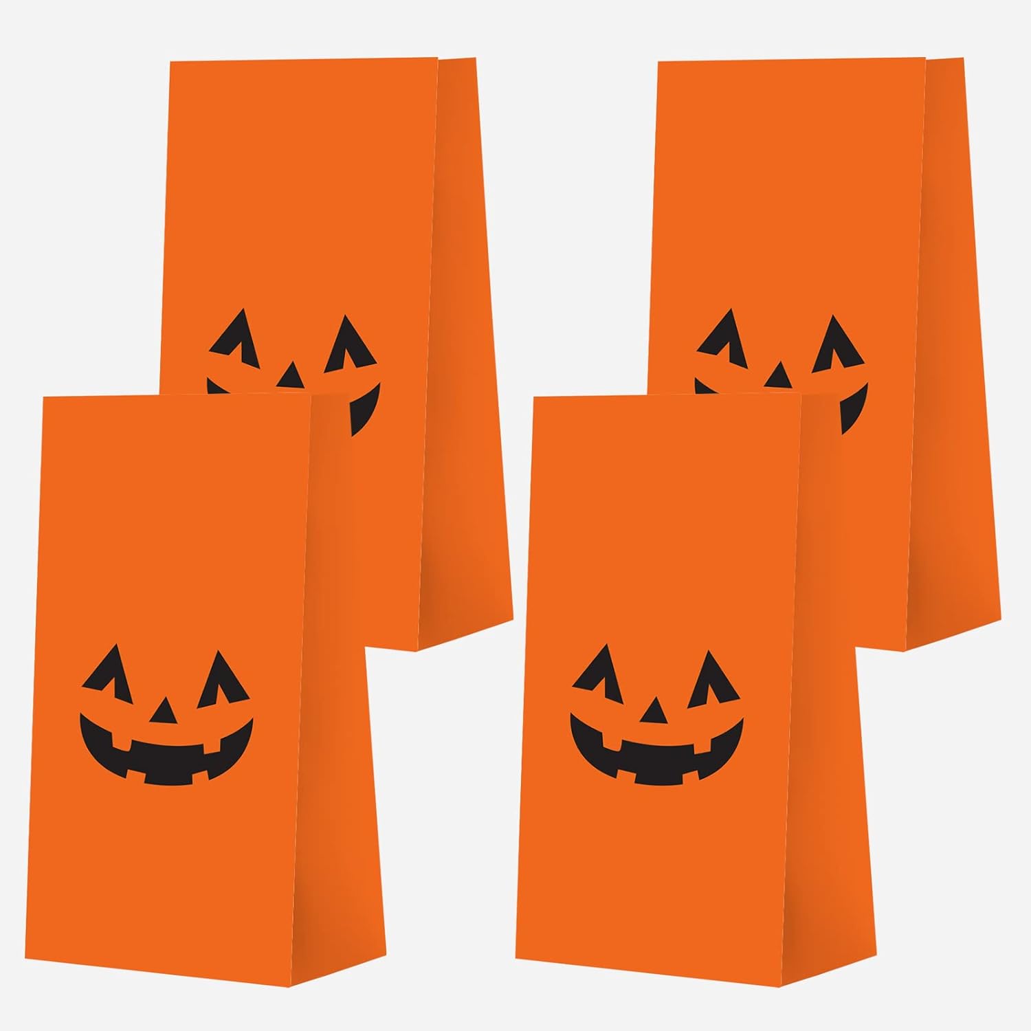 KERINGO 30 bolsas de regalo de calabaza de Halloween para decoración de calabaza, bolsa de regalo de golosinas, bolsas de regalo de dulces para