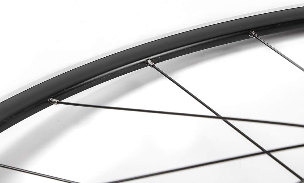 700C Bicicleta de carretera doble aleación de aluminio neumáticos con ruedas delanteras y traseras par de ruedas 7891011 velocidad