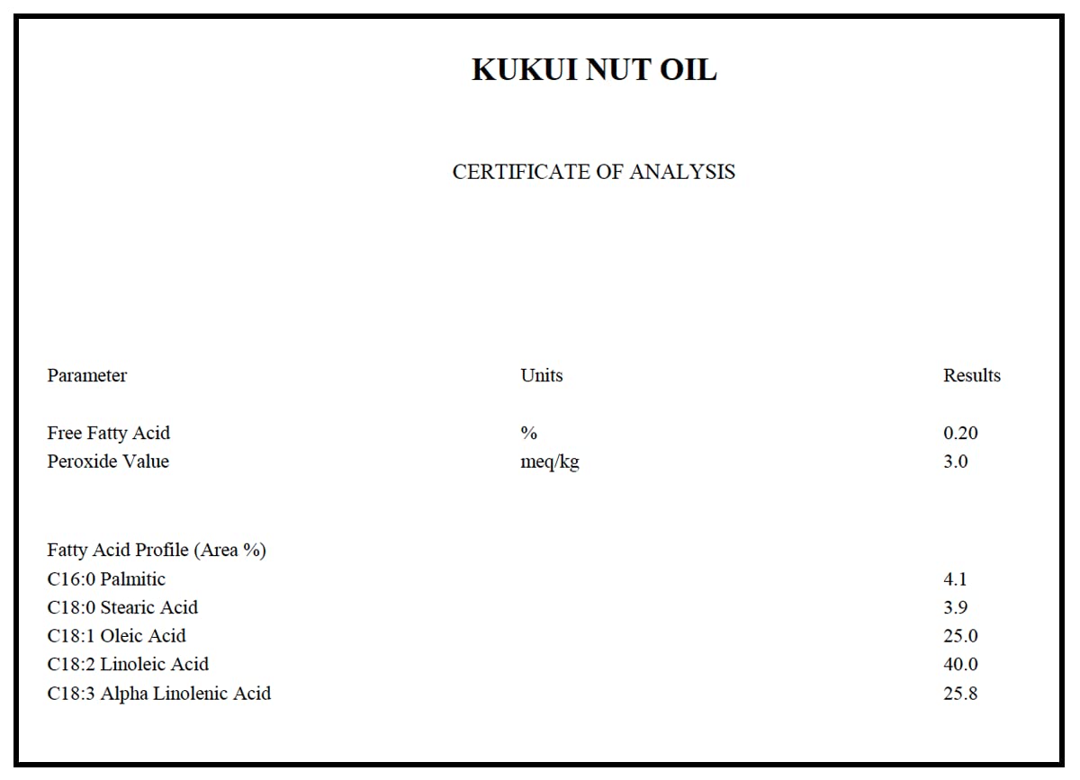 Aceite de nuez Kukui hidratante antiencrespamiento para cabello y piel  100 puro prensado en frío  Tratamiento de reparación del cabello para