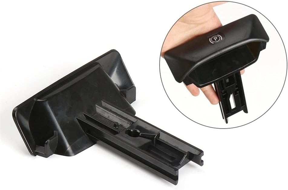 Zenger Manija de freno de mano para Mercedes Benz C E CLS GLK Clase W204 W212 2044270020 Negro Anti-desgaste Freno de estacionamiento Manija de