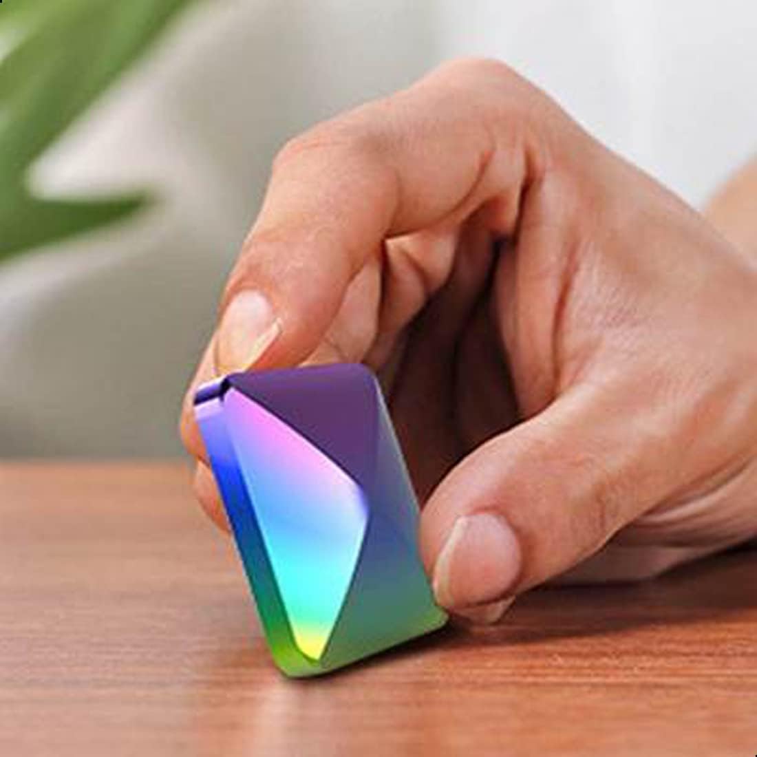 Juguetes de escritorio Kinetic  Juguete de descompresión giratorio de oficina colorido para aliviar el estrés, juguete sensorial de baile, gran