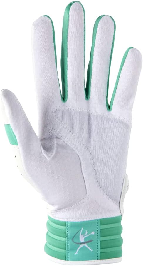 Mizuno Finch Softball – Guantes de bateo acolchados  Par  Adulto y joven  Palma antideslizante  Palma acolchada  Parte trasera de malla flexible