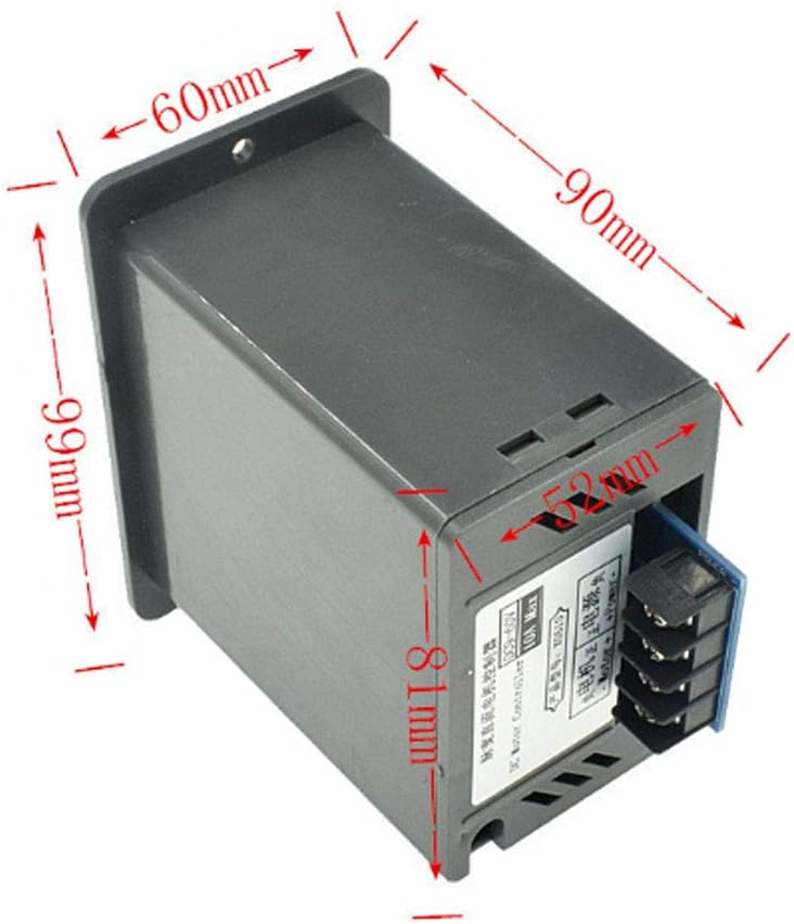 Controlador de motor de CC X0540 40A 12V24V36V48V Control de velocidad del motor PWM Interruptor de velocidad variable