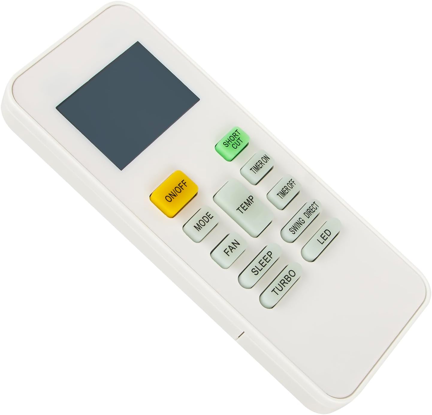 PerFascin Mando a distancia de repuesto RG52BBGCE compatible con Midea Carrier Springer AC Aire acondicionado RG52BBGE RG52BBGF RG52ABGCF RG52BBGEU