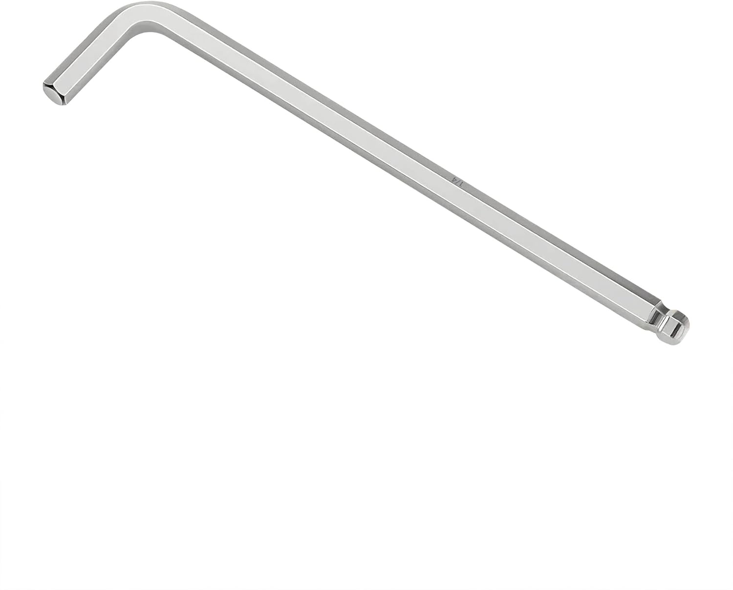 Llave Allen de llave hexagonal de extremo de bola de 14″, hexagonal interna SAE, llave inglesa en forma de L, herramienta de reparación de brazo
