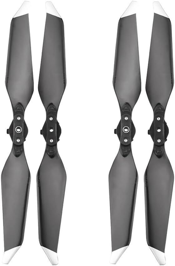 8331 48pcs Low Noise Propeller for DJI Mavic PRO Platinum Drone Noise Reduction Blade Props Camera Folding Propeller Blades (Color  2 Pair Silver)