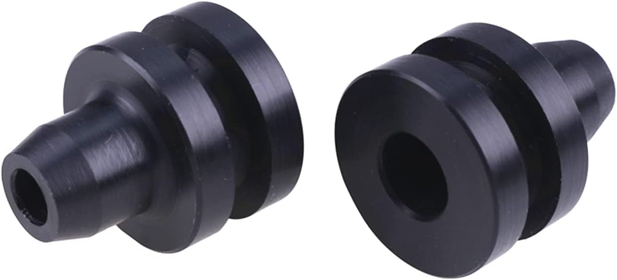 2 aisladores de radiador de montaje de soporte inferior 21508-10V00 compatibles con Nissan 1989-1998 240SX compatible con Infiniti 1990-1996 Q45
