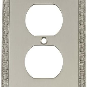 Nostalgic Warehouse Egg & Dart Deco – Cubierta para interruptor de toma de corriente eléctrica Nostalgic Warehouse Egg & Dart Deco – Cubierta para interruptor de toma de corriente eléctrica