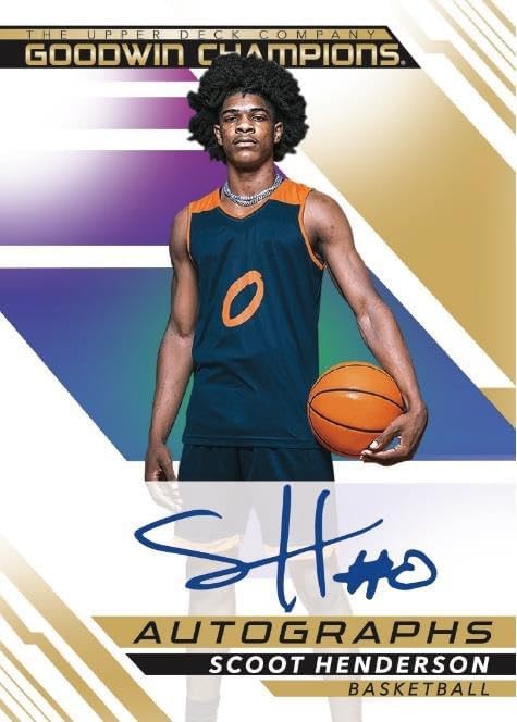 Caja de pasatiempos Upper Deck Goodwin Champions 2022