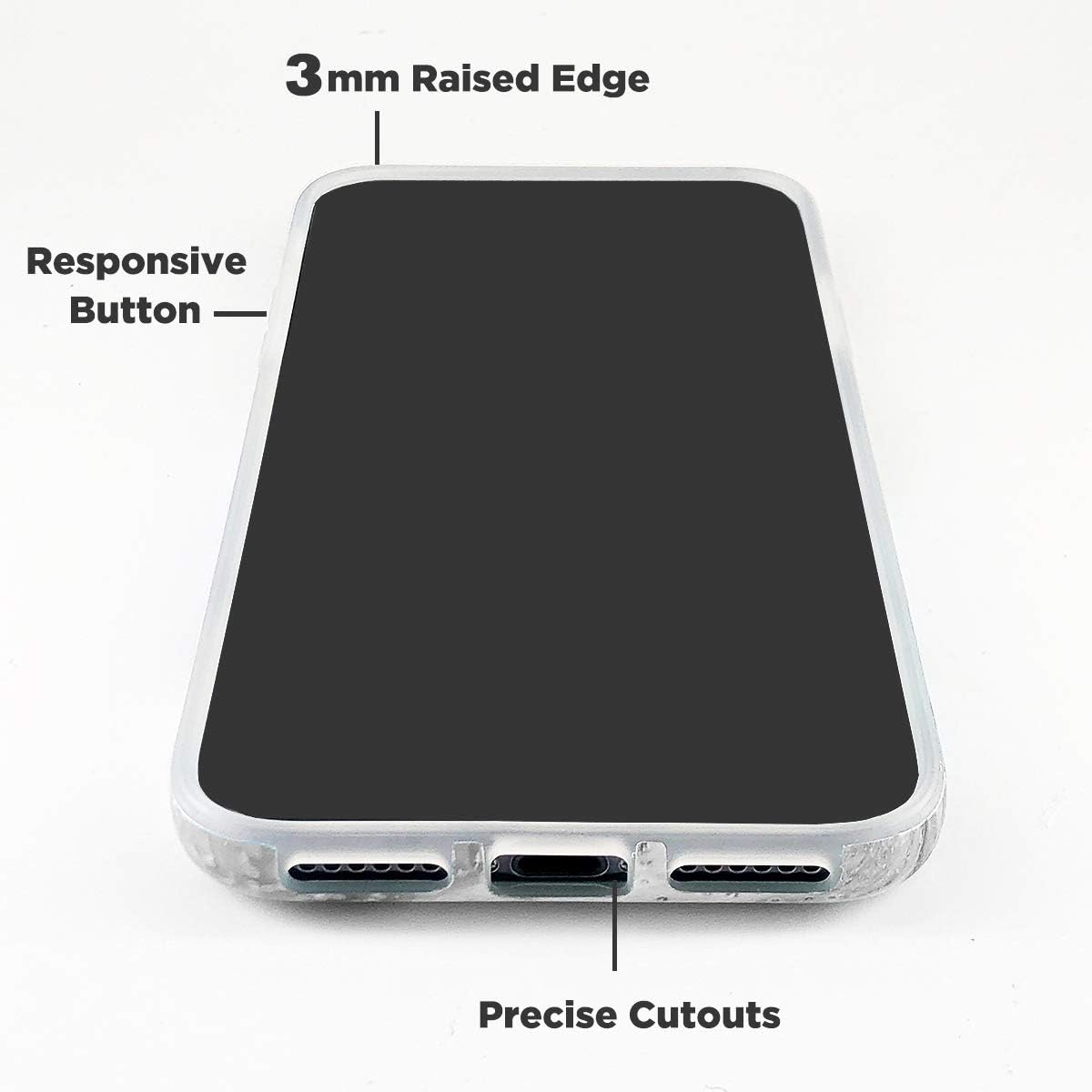 uCOLOR Funda compatible con iPhone 11 de 6.1 pulgadas, funda protectora de silicona TPU suave y delgada, a prueba de golpes, compatible con iPhone
