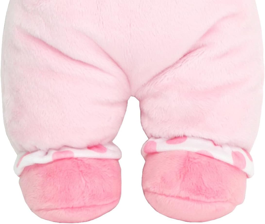 JC Toys Lil’ Hugs Pink Soft Body – Tu primera muñeca bebé – Diseñado por Berenguer – Edades 0 +, 12 pulgadas