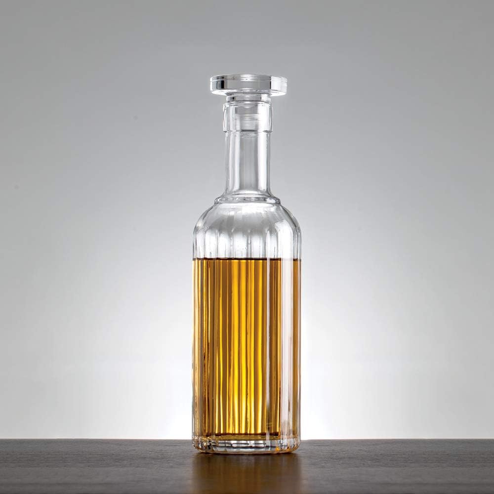 Luigi Bormioli Bach Spirits – Botella con tapón de vidrio, 23.75 onzas, transparente