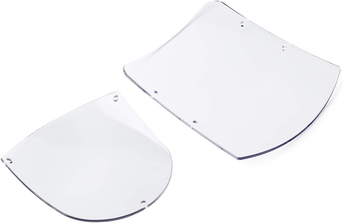 Kit de carenado transparente para parabrisas XMT-Moto para Harley 1988 y posteriores XL, 1986-1994 FXR y Dyna 1995-2005