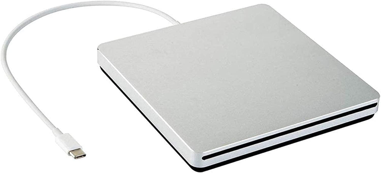 Unidad externa de DVDCD USB-Ctipo c lector de DVDCD y grabadora de DVDCD para Apple-MacBook AirProiMacMiniMacBook ProASUSDELL portátil, etc