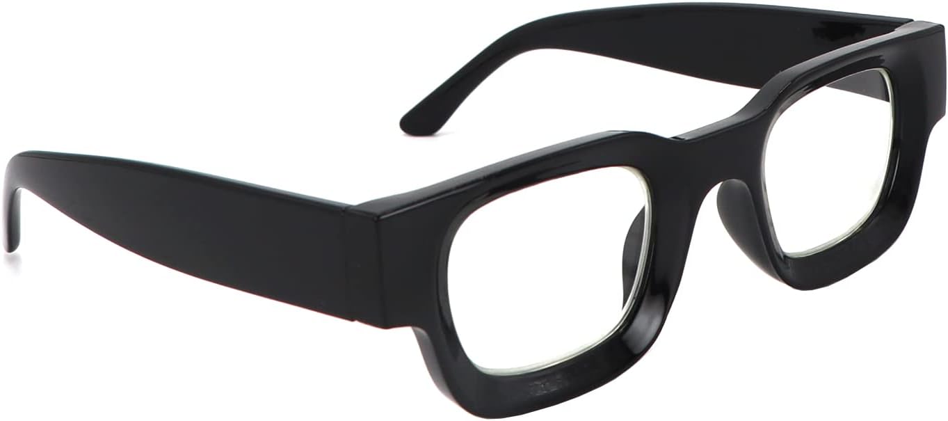 Gafas de lectura cuadradas gruesas para hombres y mujeres, rectángulos, retro, modernos, lentes de lectura