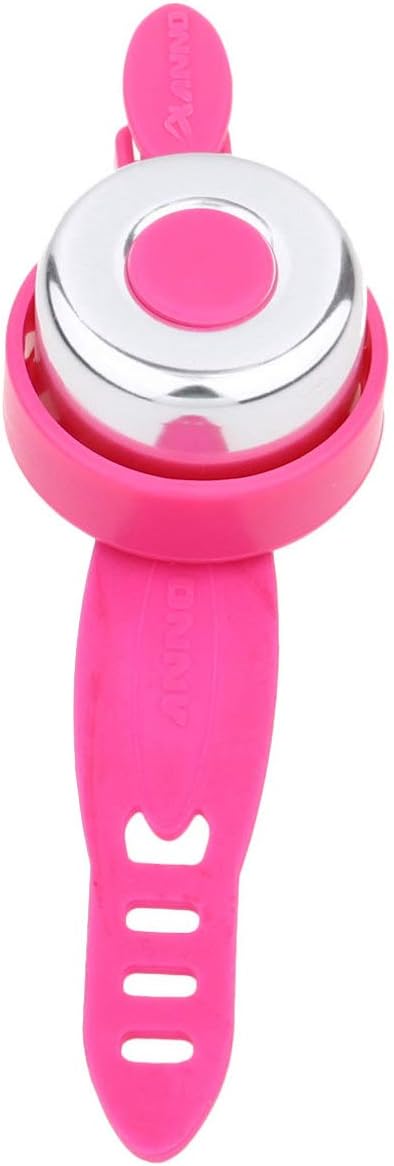 BESPORTBLE Timbre de bicicleta para niños y niñas, campana de bicicleta ajustable, duradero, universal, color negro