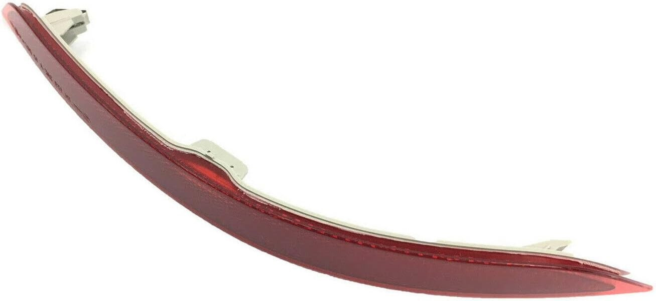 Mechanics Choice – Repuesto para BMW F15 X5 2014-2017 – Reflector derecho para pasajero trasero, cubierta de parachoques, color rojo