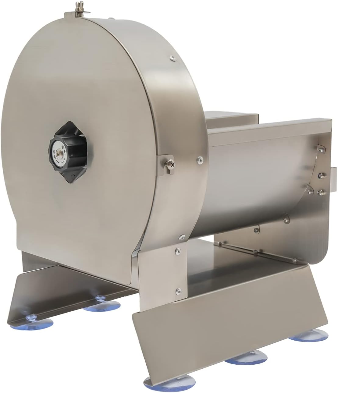 Cortadora de frutas eléctrica y manual comercial de verduras, 0-12mm0-0.47in de grosor ajustable cortador eléctrico de alimentos 110V 200W Slicer
