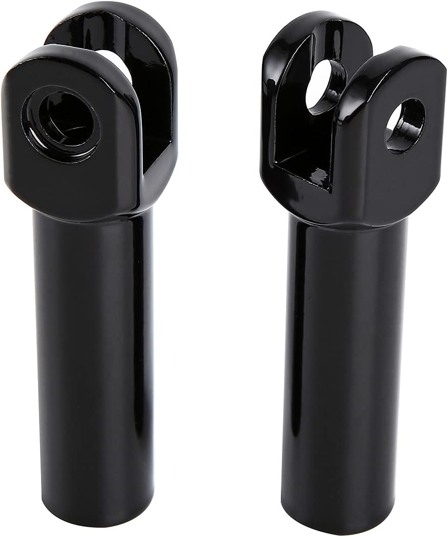 Soporte para estribera de pasajero de 3-910 pulgadas, soportes para clavijas para Harley Davidson Softail 2000-2021, negro brillante
