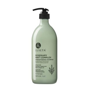 Luseta Champú fortalecedor de menta y romero hidratante y nutritivo para cabello dañado para adelgazar el cabello, reduce el encrespamiento y añade Luseta Champú fortalecedor de menta y romero hidratante y nutritivo para cabello dañado para adelgazar el cabello, reduce el encrespamiento y añade