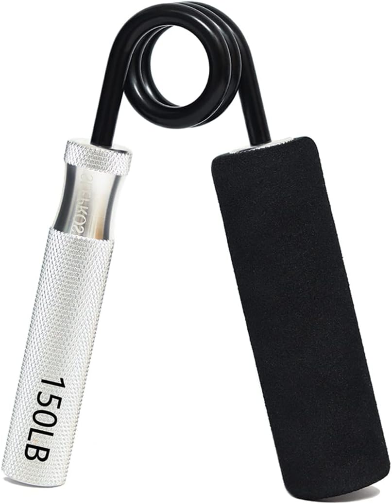 Entrenador de fuerza de agarre, fortalecedor de agarre de mano de metal de 100 LB-300 libras, antideslizante, resistente, para dedos y antebrazo,