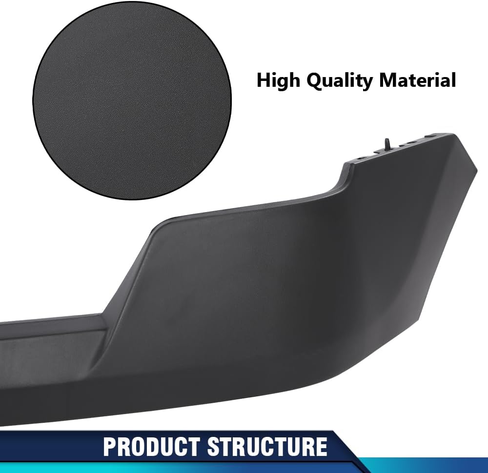 PIT66 Cubierta de parachoques delantero superior negra texturizada compatible con Ford F150 XL 2009-2014 11735587, FO1000643