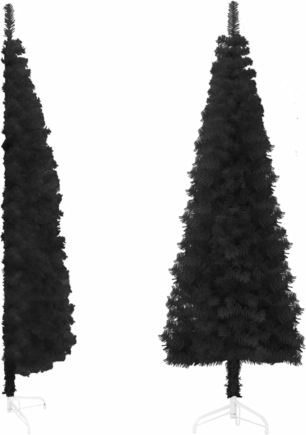 Gecheer Árbol de Navidad artificial delgado para el hogar para las vacaciones, árbol de Navidad para exteriores, interiores, fiestas de vacaciones,