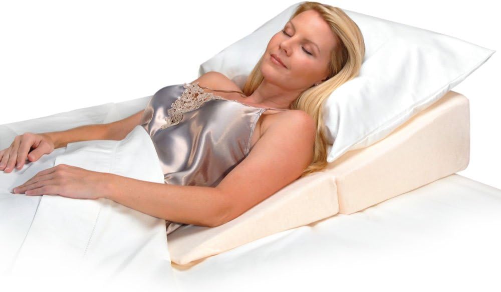 Contour Products Cuña de cama plegable, 30-92410R, Contemporáneo, Ecru, 1, 1