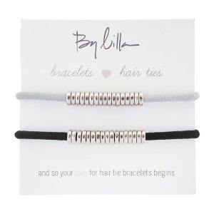 Bracelet Hair Ties – Cute Mothers Day Gifts for Mom – No Damage Hair Ties for Women – Disc Ponytail Holder, Set of 2 Hair Tie Bracelets – Disc-S Bracelet Hair Ties – Cute Mothers Day Gifts for Mom – No Damage Hair Ties for Women – Disc Ponytail Holder, Set of 2 Hair Tie Bracelets – Disc-S